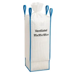 BIG BAG VENTILED 95X95X185CM 1200KG Z LEJEM