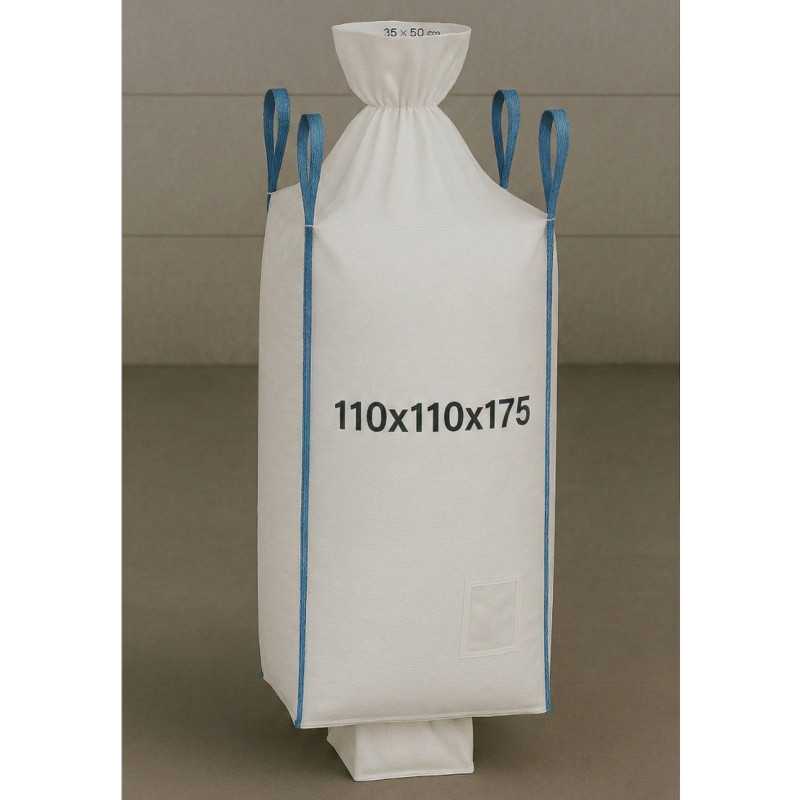 BIG BAG U+2 110X110X175CM 1300KG Z LEJEM - Imagem 2