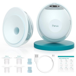 PARUU P20 HANDS-FREE WEARABLE BREAST PUMP GREEN DOUBLE PACK - Изображение 2