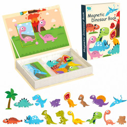 EXTRALINK TOYS KSIĄŻKA UKŁADANKA MAGNETYCZNA PUZZLE 64...