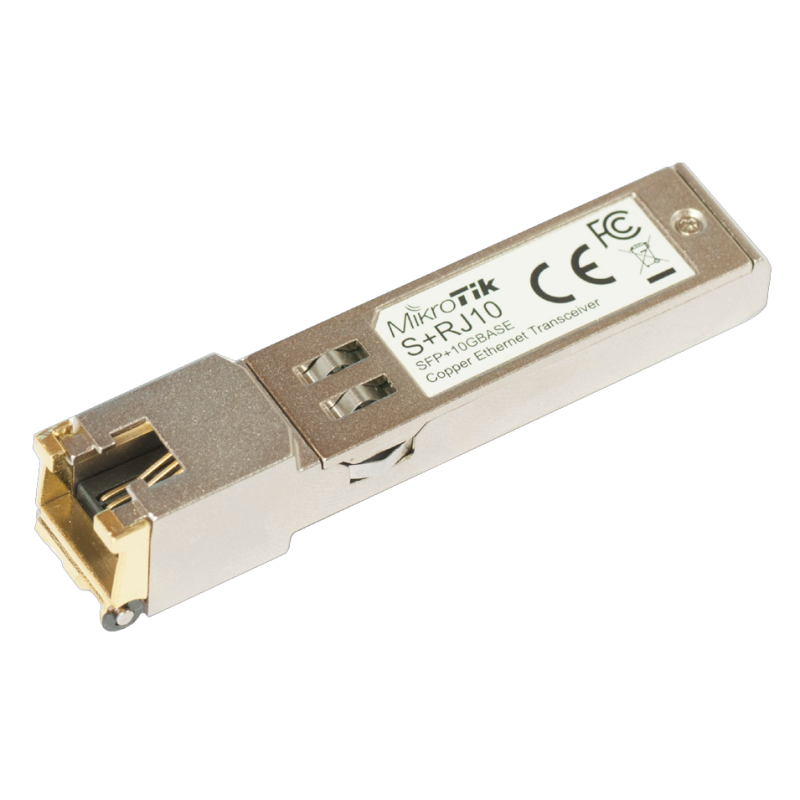 MikroTik S+RJ10 | Módulo SFP+ | 10Gb/s, RJ45