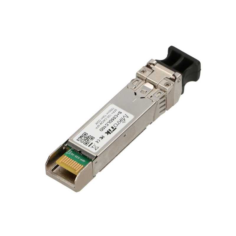 MikroTik S+C55DLC10D | Moduł SFP+ | CWDM, 10Gb/s, 1550nm, 2x LC, 10km, DDM, Jednomodowy - Zdjęcie 2