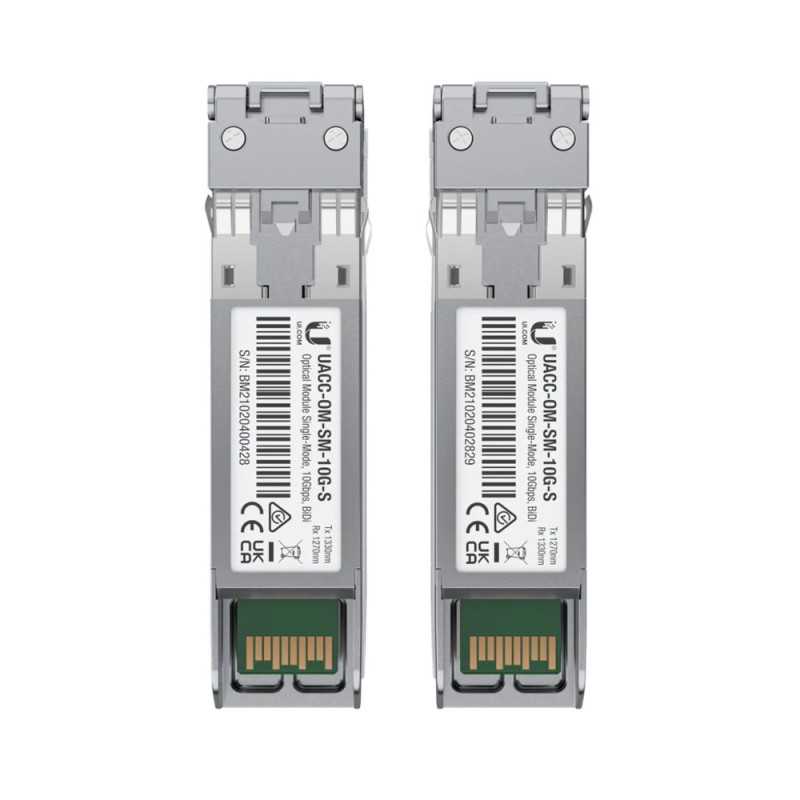 Ubiquiti UACC-OM-SM-10G-S-2 | Módulo SFP+ | BIDI, SM, Simplex LC, 10Gbps, 10km - Imagem 4