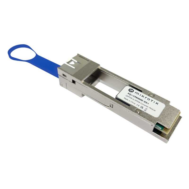 Convertidor Mikrotik XQ+CM0000-XS+ de QSFP28 a SFP28