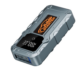 Extralink Jump 34 Jump Starter | Powerbank rozruchowy do odpalania samochodu |3x LED, latarka, wyświetlacz LCD - Zdjęcie 6