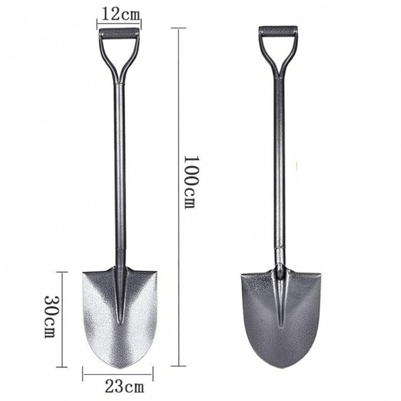 BLACK FOREST SZPADEL METALOWY ŁOPATA OGRODOWA PROSTA 100CM - Изображение 5