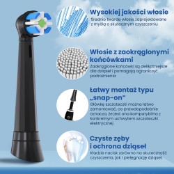 KOŃCÓWKI DO SZCZOTECZEK EXTRALINK KOMPATYBILNE Z ORAL-B IO (4-PACK) - Изображение 3