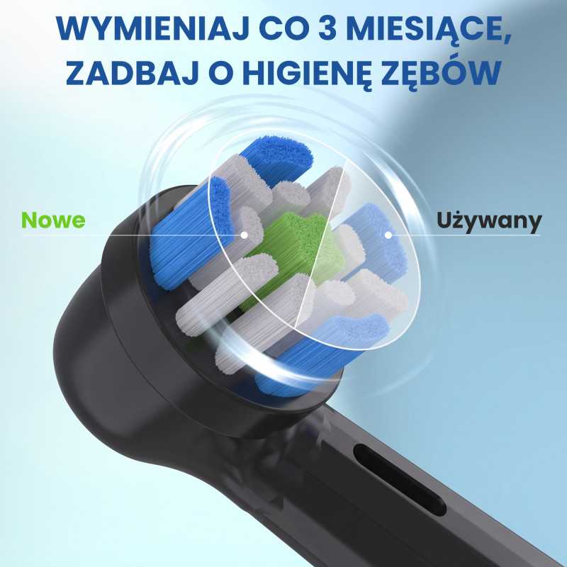 KOŃCÓWKI DO SZCZOTECZEK EXTRALINK KOMPATYBILNE Z ORAL-B IO (4-PACK) - Изображение 4