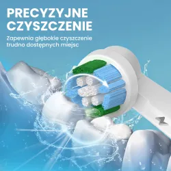 KOŃCÓWKI DO SZCZOTECZEK EXTRALINK KOMPATYBILNE Z REGULAR ORAL-B SERIES EB-20 (4-PACK) - Imagen 2