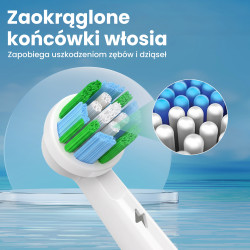 Extralink | Końcówki do szczoteczek | kompatybilne z regular Oral-b series eb-20 (4-pack) - Zdjęcie 5
