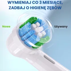 KOŃCÓWKI DO SZCZOTECZEK EXTRALINK KOMPATYBILNE Z REGULAR ORAL-B SERIES EB-20 (4-PACK) - Imagen 6