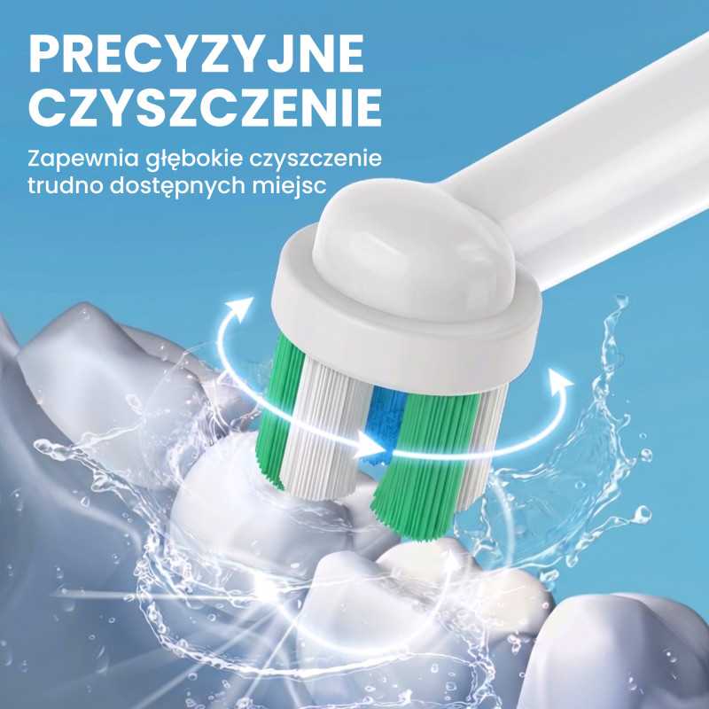 Extralink | Końcówki do szczoteczek | kompatybilne z regular Oral-b series pro (4-pack) - Zdjęcie 2