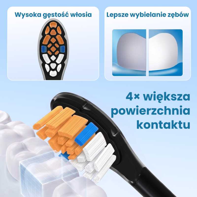 KOŃCÓWKI DO SZCZOTECZEK EXTRALINK KOMPATYBILNE Z PHILIPS H3-6-8-9 SERIES (4-PACK) - Изображение 7
