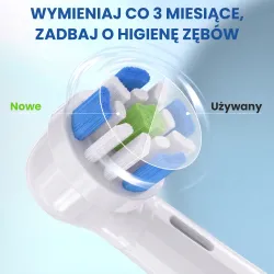 KOŃCÓWKI DO SZCZOTECZEK EXTRALINK KOMPATYBILNE Z ORAL-B IO WHITE (4-PACK) - Imagen 4