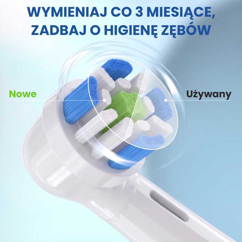 Extralink | Końcówki do szczoteczek | kompatybilne z Oral-b io white (4-pack) - Zdjęcie 4