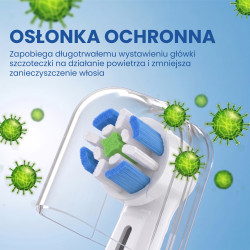 KOŃCÓWKI DO SZCZOTECZEK EXTRALINK KOMPATYBILNE Z ORAL-B IO WHITE (4-PACK) - Изображение 7