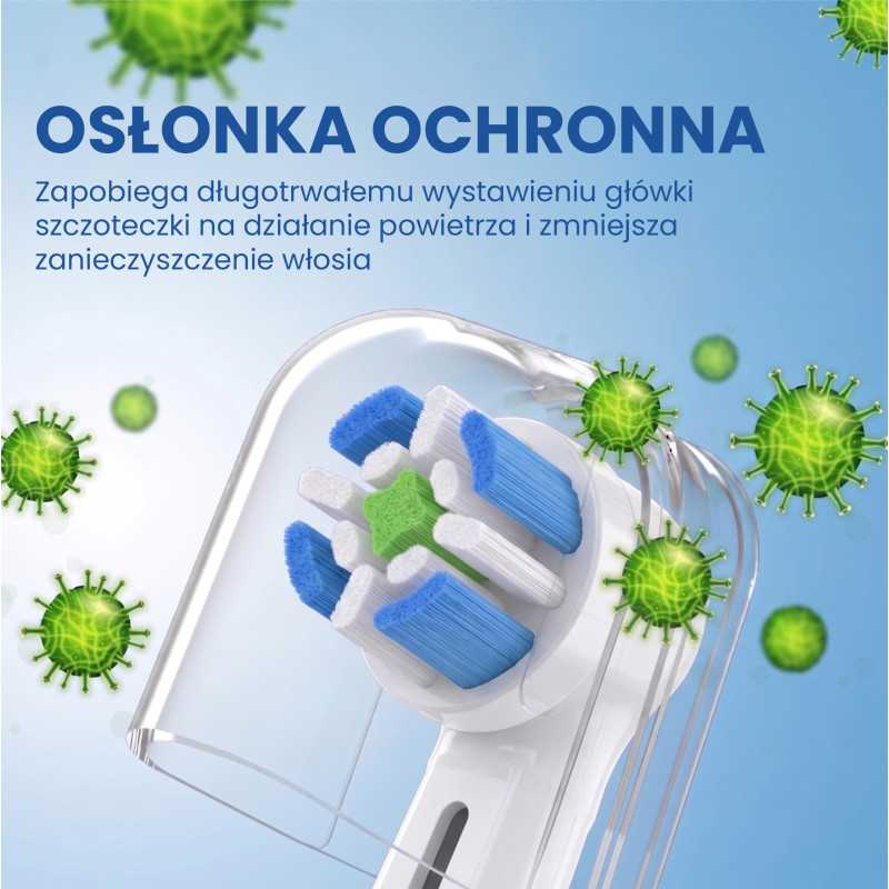 KOŃCÓWKI DO SZCZOTECZEK EXTRALINK KOMPATYBILNE Z ORAL-B IO WHITE (4-PACK) - Изображение 7