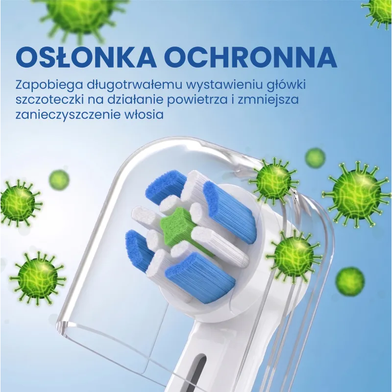 KOŃCÓWKI DO SZCZOTECZEK EXTRALINK KOMPATYBILNE Z ORAL-B IO WHITE (4-PACK) - Imagen 7
