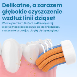 KOŃCÓWKI DO SZCZOTECZEK EXTRALINK KOMPATYBILNE Z PHILIPS H3-6-8-9 SERIES WHITE (4-PACK) - Изображение 6