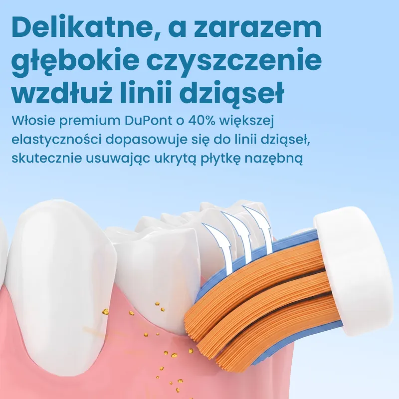 KOŃCÓWKI DO SZCZOTECZEK EXTRALINK KOMPATYBILNE Z PHILIPS H3-6-8-9 SERIES WHITE (4-PACK) - Imagem 6