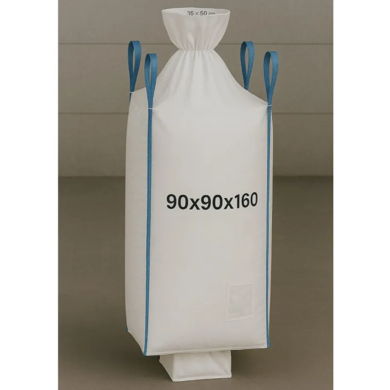 Big Bag U+2 90x90x160cm 1000kg z lejem | Worek Big Bag | - Zdjęcie 2