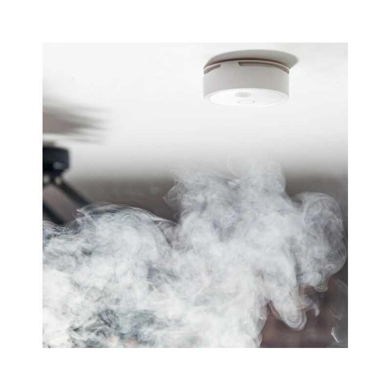Shelly Plus Smoke Alarm | Bezprzewodowy czujnik dymu | WiFi, Bluetooth, do 10m - Zdjęcie 3