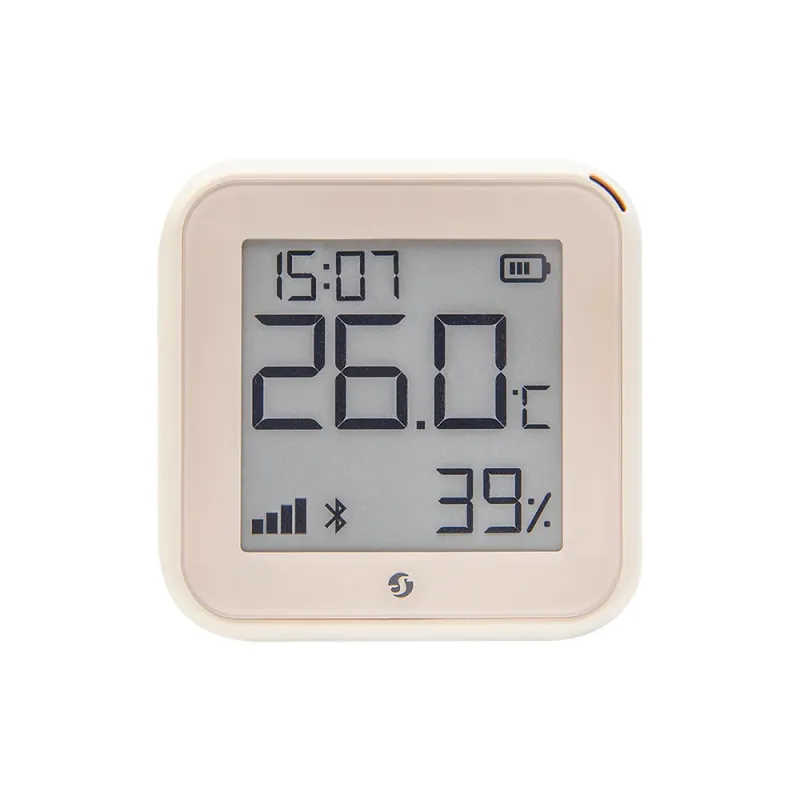 SHELLY H&T GEN3 IVORY WI-FI TEMPERATURE & HUMIDITY SENSOR WITH AN E-PAPER DISPLAY