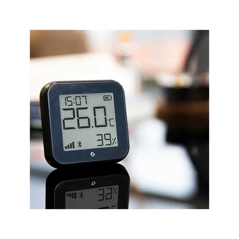 SHELLY H&T GEN3 MATTE BLACK WI-FI TEMPERATURE & HUMIDITY SENSOR - Imagem 2