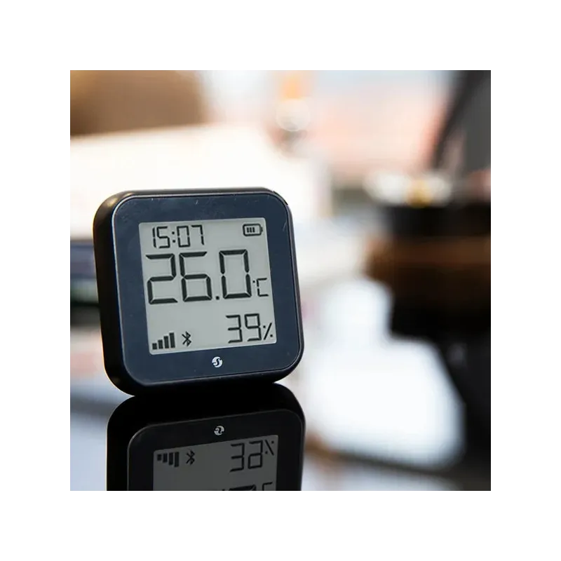 SHELLY H&T GEN3 MATTE BLACK WI-FI TEMPERATURE & HUMIDITY SENSOR - Imagen 2