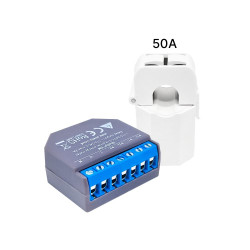 SHELLY EM + 50A CT WI-FI-OPERATED ENERGY METER + 50A CLAMP