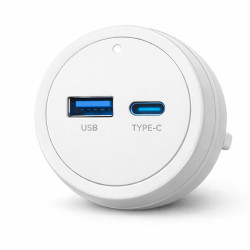 GONEO POWER TRACK ADAPTER USB + USB-C BIAŁY