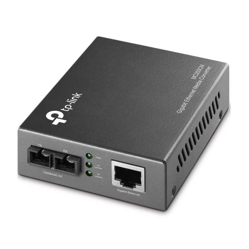 TP-Link MC200CM | Media Konvertor | 1x SC/UPC, 1x RJ45 1000Mb/s, 850nm, Multimodový