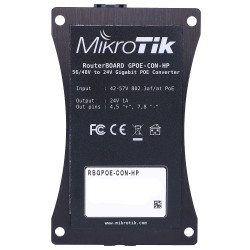 MikroTik RBGPOE-CON-HP | Konvertor napětí | PoE, 48V pro 24V - Obrázek 4