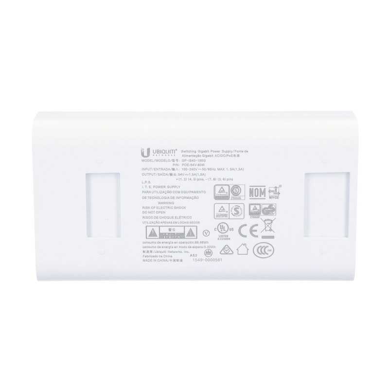 Ubiquiti POE-54-80W-G, 54V, 1.48A, 80W, Gigabit PoE Adaptörü - Görsel 3