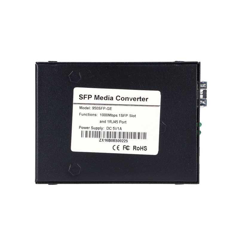 Extralink Sedir | Media converter | 1x SFP, 1x RJ45 1000Mb/s, MC220 replacement - Image 2