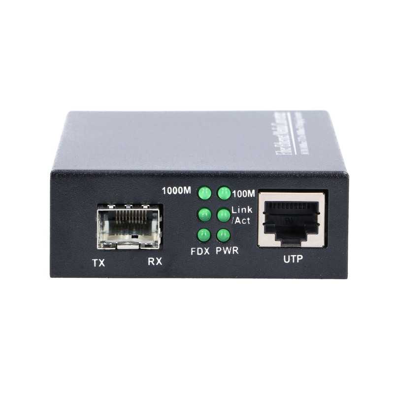 Extralink Sedir Medya Dönüştürücü, 1x SFP, 1x RJ45 1000Mb/s, MC220 Yedek - Görsel 3