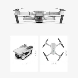 EXTRALINK DRON E88 PRO + 3 BATERIE + POKROWIEC ROW - Görsel 4