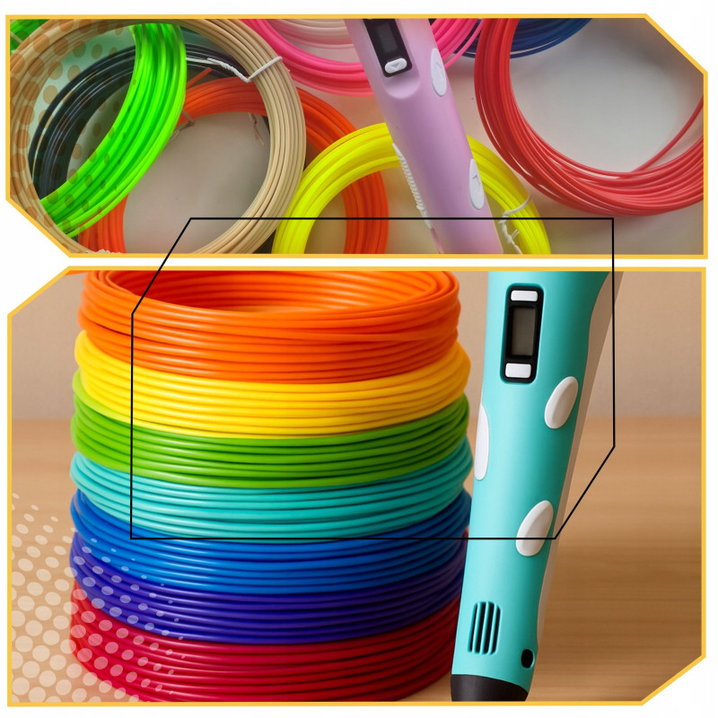 EXTRALINK FILAMENT PLA 1.75MM 330G WIELOKOLOROWY 200M (40X5M) - Imagen 4