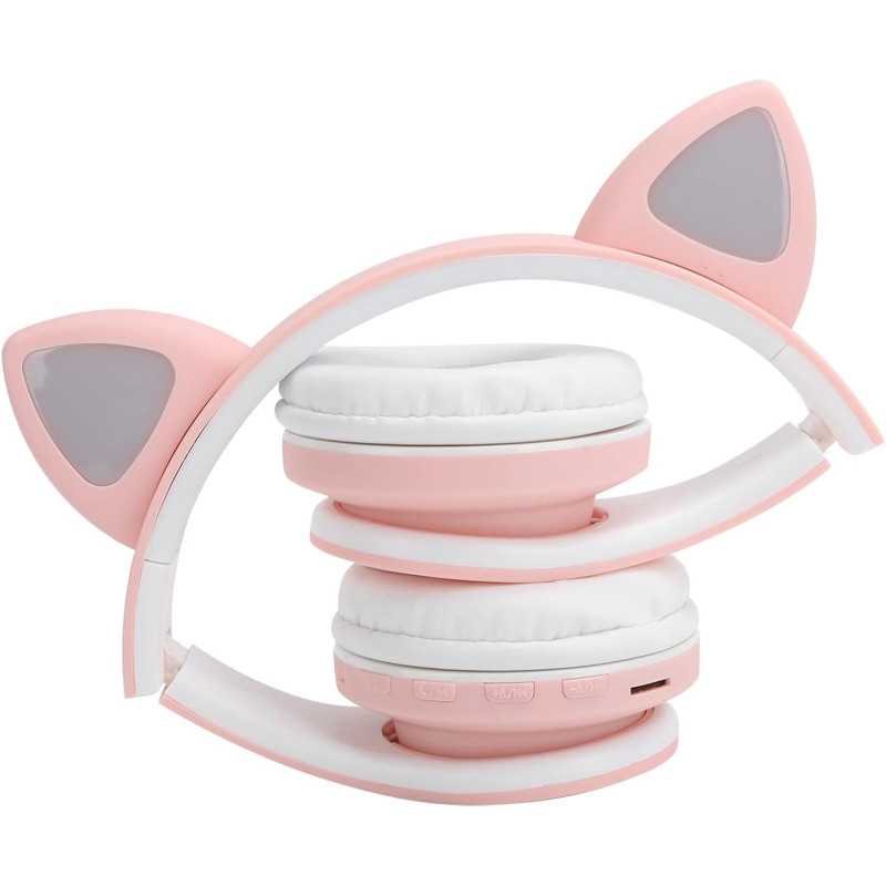 Extralink Kids Headphones Pro Pembe | Kablolu kulaklık | Kedi Kulakları - Görsel 3