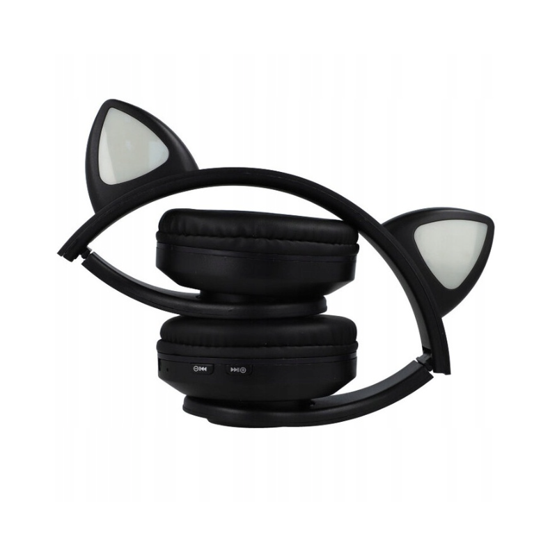 Extralink Kids Headphones Pro Black | Wired headphones | Cat Ears - Image 3