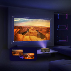 Extralink Smart Life Vision Pro | Proyector | 450 ANSI, 1080p, Android 9.0 - Imagen 5