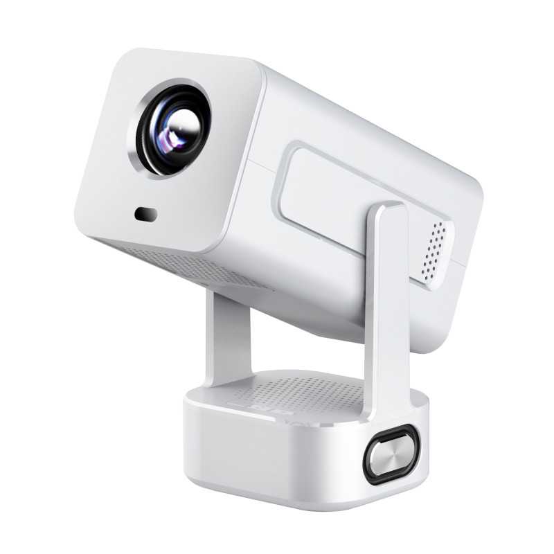 Extralink Smart Projector Cinema&Karaoke - IMS360 Blanco | Proyector para películas, juegos y música con 2 micrófonos | 1080p, A - Imagen 2