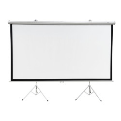 Extralink Projection Screen 120", 16:9, 266x149cm, PVC, semi-automatic rolling - Image 2