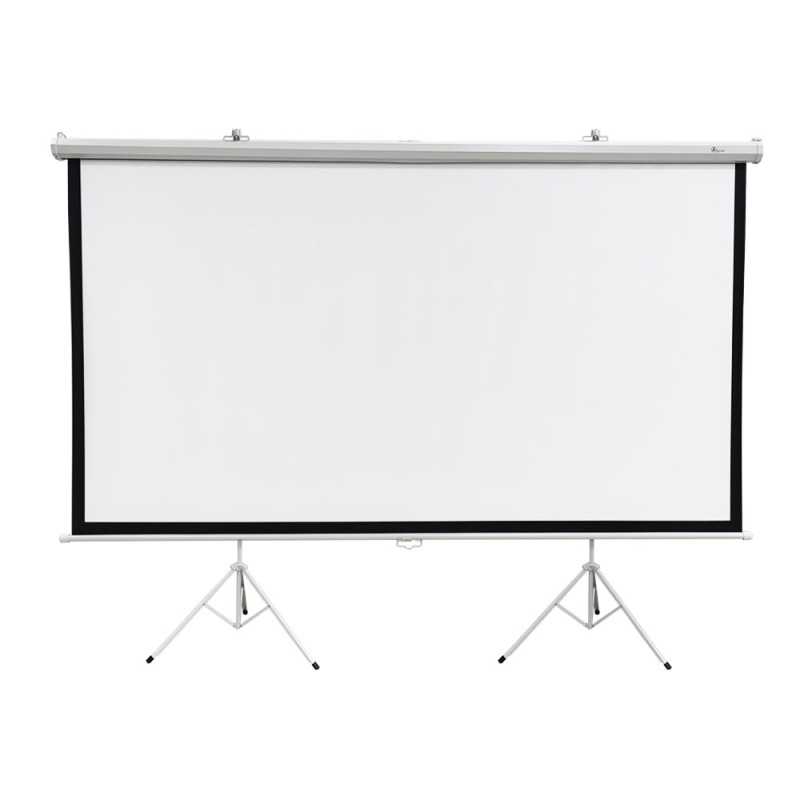 Pantalla de proyección Extralink 120", 16:9, 266x149cm, PVC, enrollado semi-automático - Imagen 2