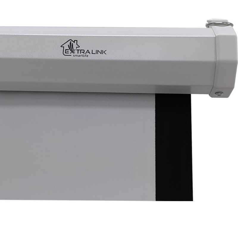 Pantalla de proyección Extralink 120", 16:9, 266x149cm, PVC, enrollado semi-automático - Imagen 4
