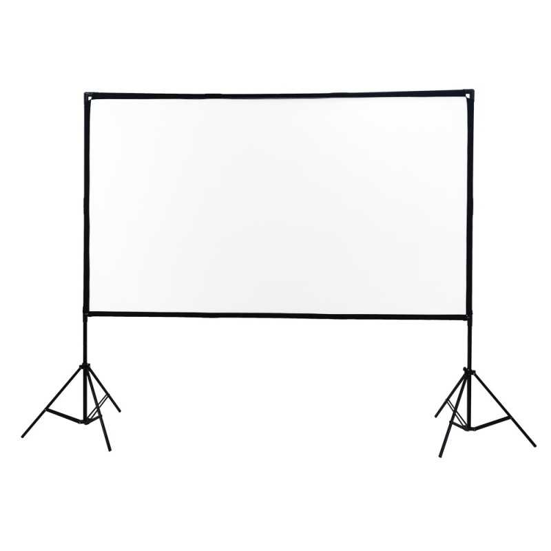 Extralink Foldable Projection Screen 84" PSF-84 | Tela de projeçao dobrável | 16:9, 186x105cm, branco - Imagem 3