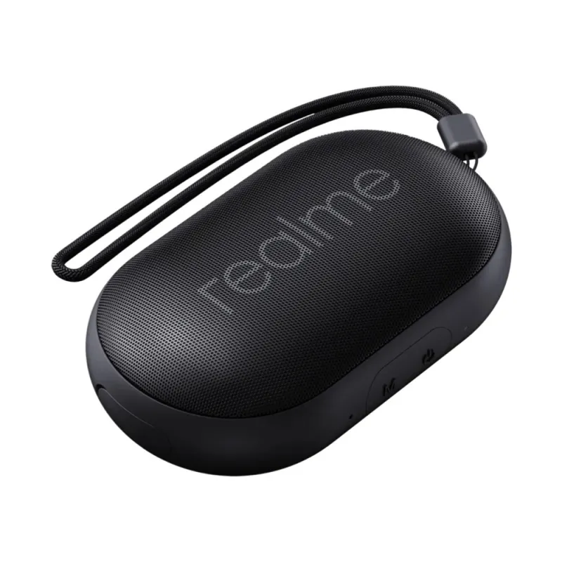 Realme Pocket Bluetooth Speaker Classic Black | Tragbarer Lautsprecher | Bluetooth 5.0, IPX5, USB-C - Bild 3