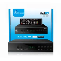 Extralink Home Tuner Dekoder DVB-T2 TV Naziemnej H.265...