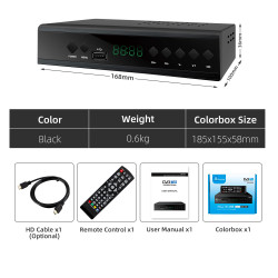 Extralink Home | DVB-T2 TV Decoder Tuner | H.265 HEVC FULL HD USB HDMI + Remote Control - Image 4