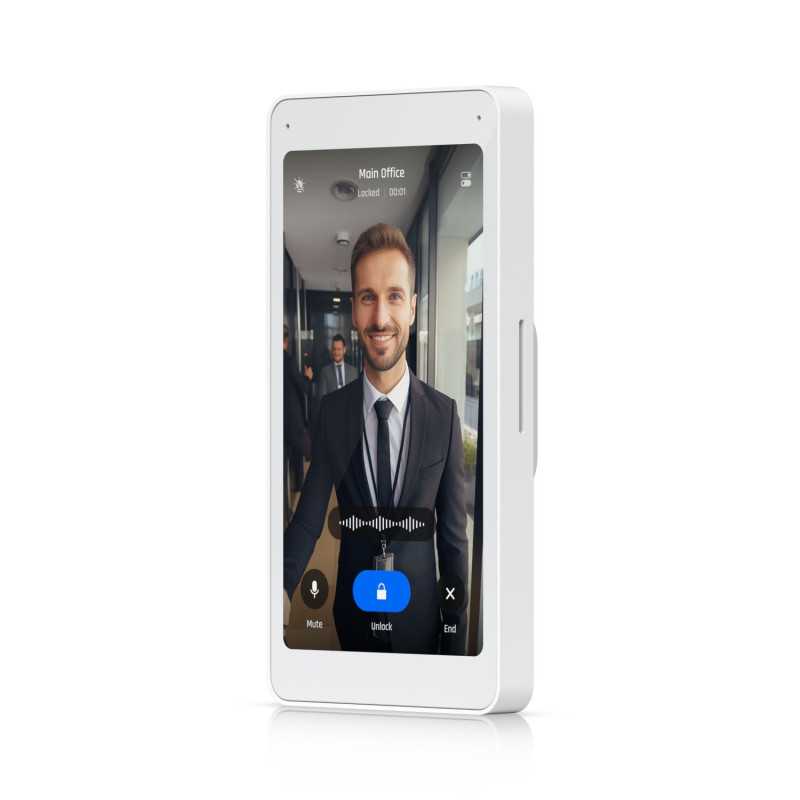 UniFi Access Intercom Monitor Ubiquiti UA-Intercom-Viewer-3, 5" Touchscreen, PoE Powered - Image 2